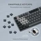Satechi SM3 Slim Mechanical Backlit BT Keyboard, Dark, grau/schwarz, low-profile BROWN Switches, USB/Bluetooth, ND Vorschaubild
