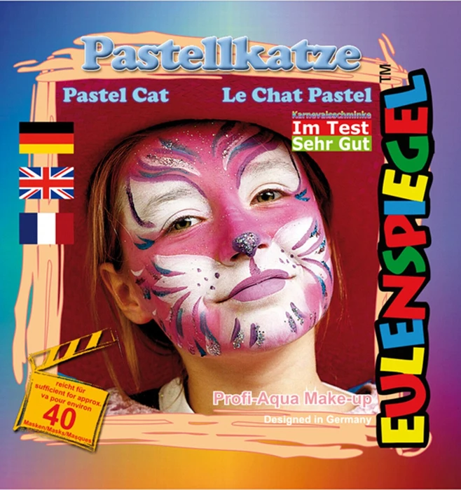 Eulenspiegel Pastellkatze Schmink-Palette