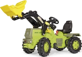 rolly toys rollyFarmtrac Classic MB-Trac 1500 Trettraktor mit Frontlader, Zweigangschaltung und Bremse grün