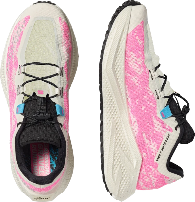 Salomon Aero Glide 4 GRVL vanilla ice/knockout pink/black (Herren)