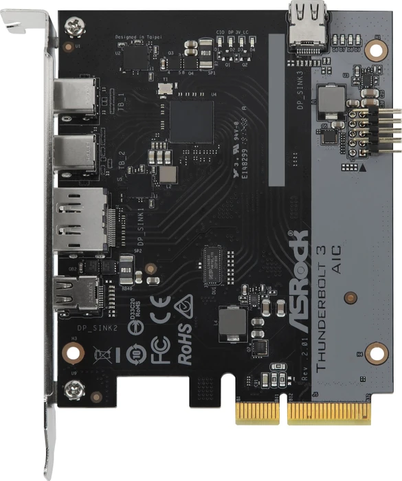 ASRock Thunderbolt 3 AIC R2.0, PCIe 3.0 x4
