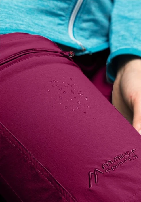 Maier Sports Lulaka Hose lang cherry wine (Damen)