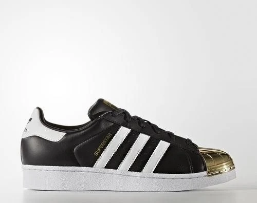 adidas Superstar 80s Metal-Toe core black/footwear white/gold metallic (Damen)