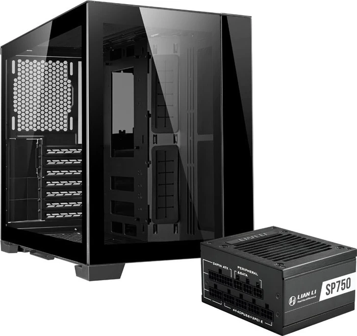 Lian Li O11 Dynamic / O11D Mini, schwarz, Glasfenster, 750W ATX
