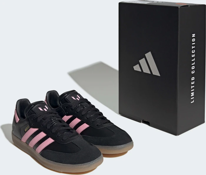 adidas Samba Messi core black/gold metallic/gum