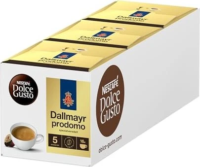 Nestlé Nescafe Dolce Gusto Dallmayr prodomo Kaffeekapseln, 80 Stück (5x 16 Stück)