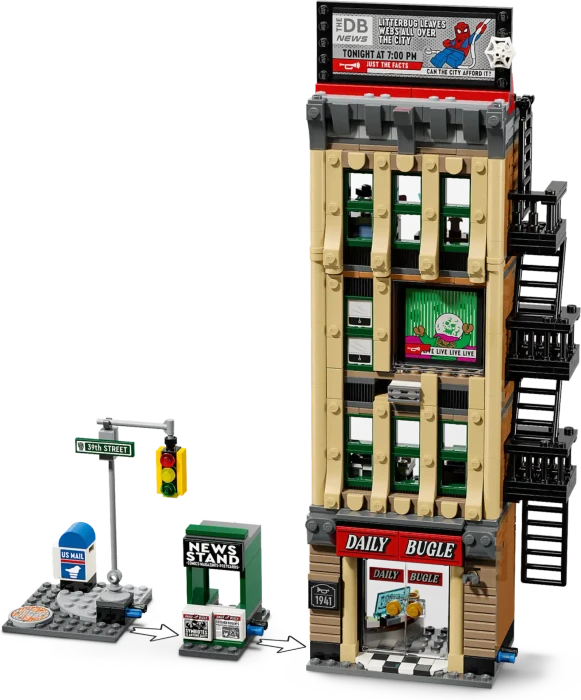 LEGO Marvel Super Heroes Spielset - Spider-Man vs. Mysterio: Daily Bugle