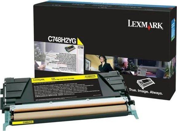 Lexmark Toner C748H2YG gelb hohe Kapazität