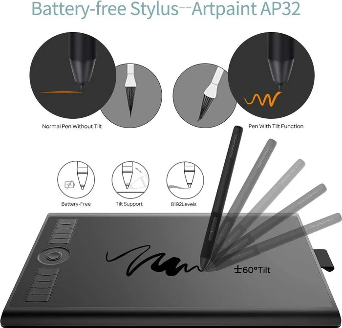 Gaomon Pen Tablet M10K PRO, schwarz