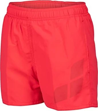 Arena Logo R Badeshorts fluo red/dark olive (Junior)