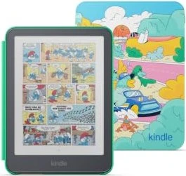 Amazon Kindle Colorsoft (3. Generation), 16GB Flash, Kids Edition, ohne Werbung, inkl. Hülle Wüstenflitzer [2026]