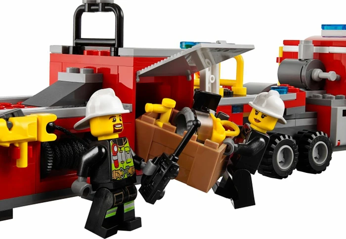 LEGO City Feuerwehr - Feuerwehrauto mit Kran