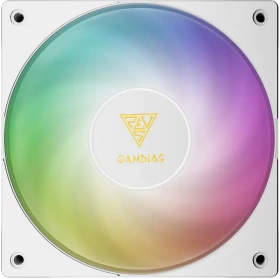 Gamdias Notus M1-1201 WH ARGB, weiß, 120mm