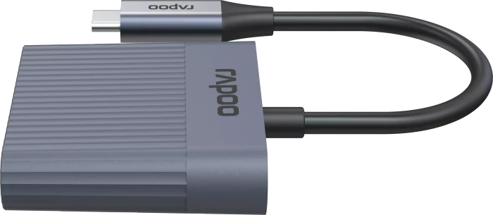 Rapoo UCR-3011 3-in-1 Kartenleser, 1x USB-C 3.0 [Stecker]