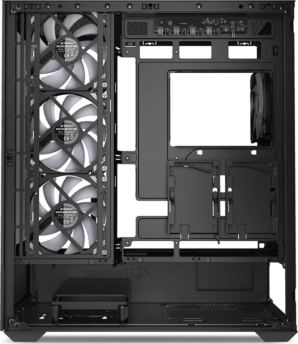 Sharkoon AK6 RGB Black, Glasfenster