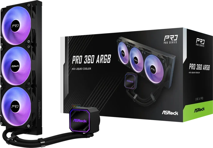 ASRock Pro 360 ARGB Black