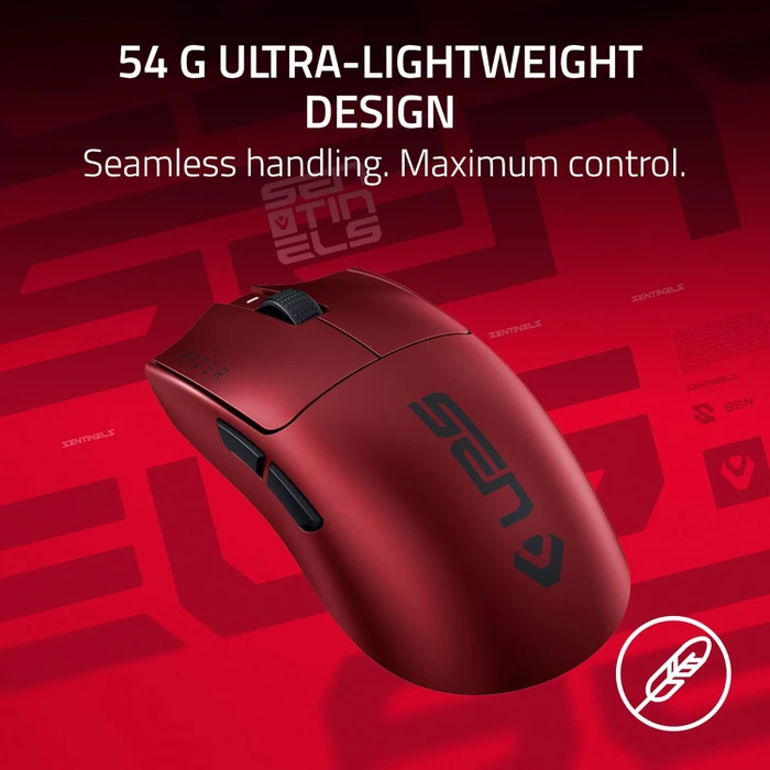 Razer Viper V3 Pro Sentinels Edition dunkelrot, USB