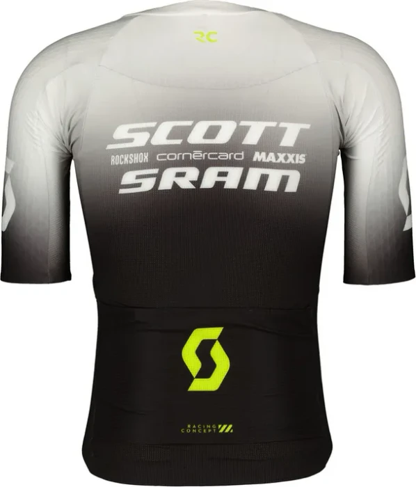 Scott RC Scott-Sram Aero Trikot kurzarm schwarz/weiß (Herren)