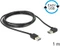DeLOCK EASY-USB 2.0 Kabel, USB-A 90° horizontal gewinkelt [Stecker] auf USB-A [Stecker], 1m Vorschaubild