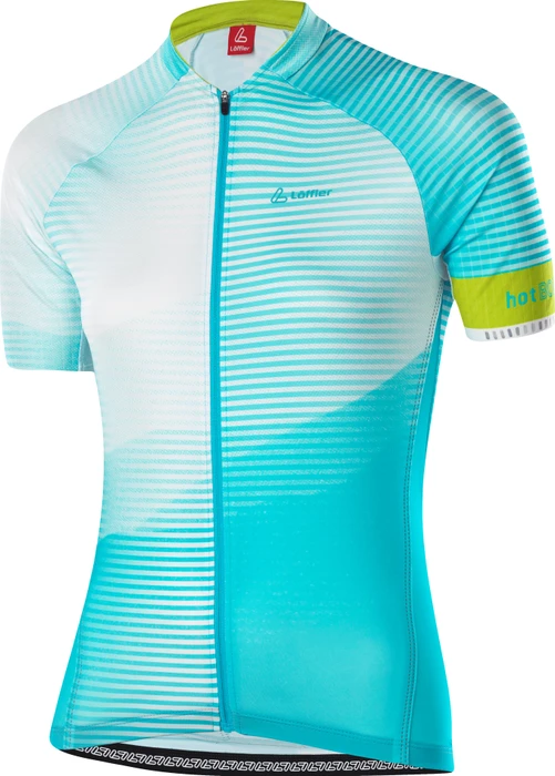 Löffler Bike Hotbond RF Full-Zip Trikot kurzarm cool water (Damen)