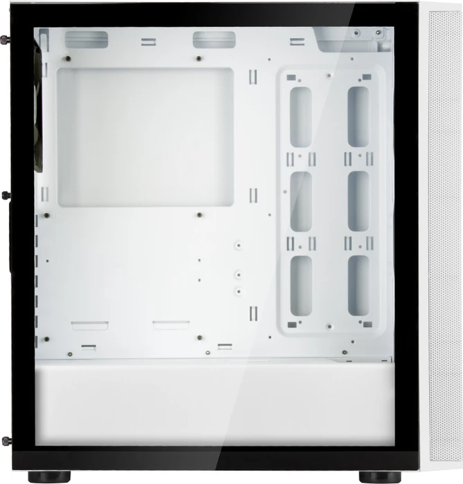 SilverStone Fara R1 V2, weiß, Glasfenster