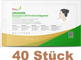 Hotgen Novel Coronavirus 2019-nCoV Antigen Schnelltest,    40 Stück
