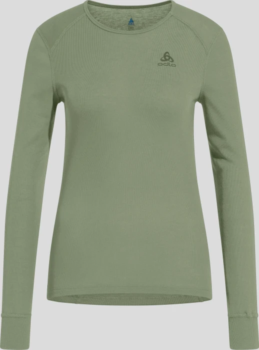Odlo Active Warm Eco Funktionsshirt langarm matte green (Damen)