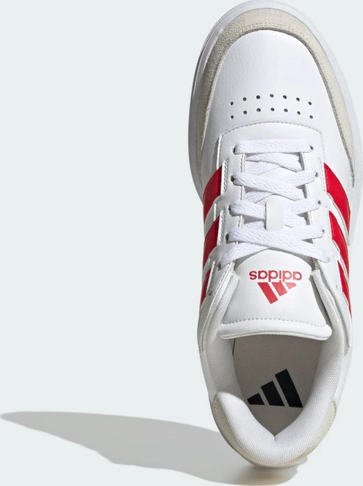adidas Courtblock cloud white/pure ruby/off white (Herren)