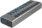 LogiLink USB-Hub mit Ladeanschluss, 10x USB-A 3.0, USB-B 3.0 [Buchse] Vorschaubild