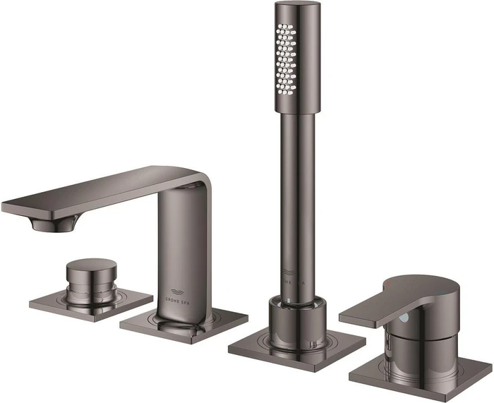 Grohe Allure 4-Loch-Einhand-Wannenkombination hard graphite