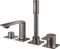 Grohe Allure 4-Loch-Einhand-Wannenkombination hard graphite Vorschaubild