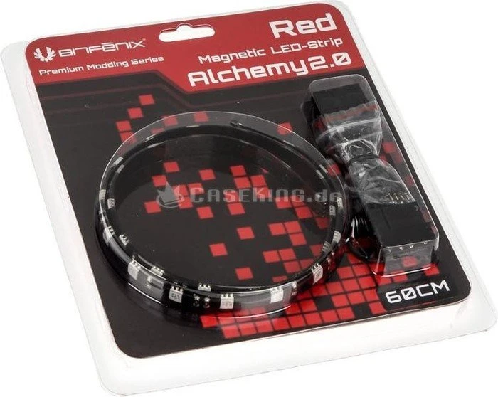 BitFenix Alchemy 2.0 Magnetic, rot beleuchtet