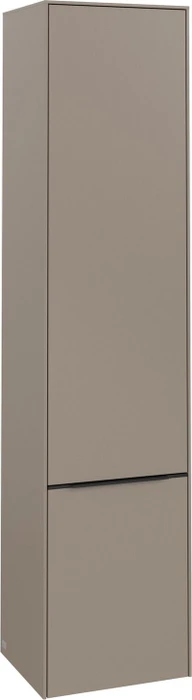 Villeroy & Boch Subway 3.0 Hochschrank, 2 Türen, 400x1710x362mm taupe