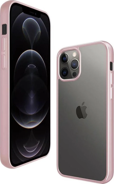 PanzerGlass Clear Case Color AntiBacterial Limited Edition für Apple iPhone 12 Pro Max rosegold