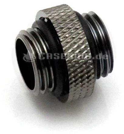 XSPC 5mm Adapter 2x G1/4" schwarz chrom