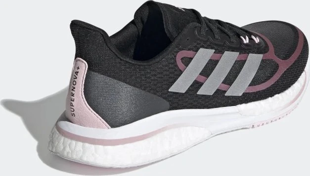 adidas Supernova+ core black/silver metallic/pink met. (Damen)
