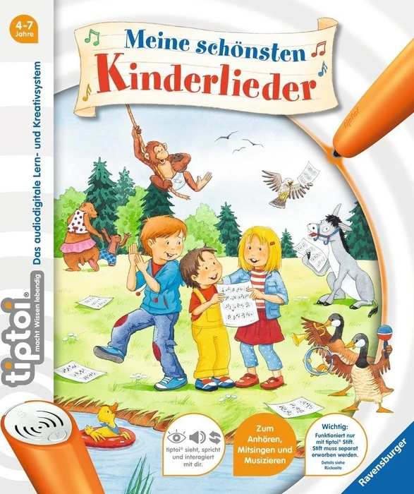 Ravensburger tiptoi Buch: Meine schönsten Kinderlieder