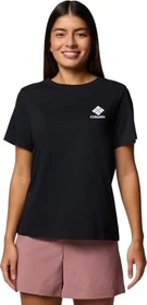 Columbia Rolling Bend mit Grafik T-Shirt kurzarm black/stacked gem (Damen)