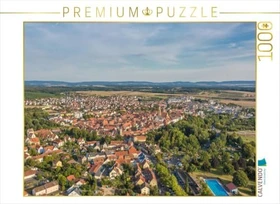 Calvendo Volkach aus der Luft mit Schwimmbad und Altstadt