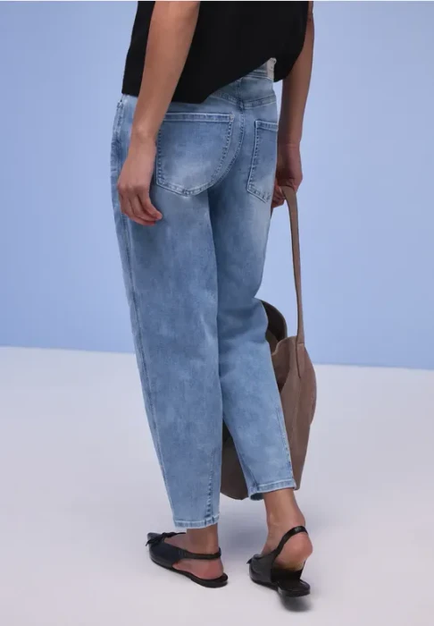 Street One Karlie Barrel Leg Jeans light blue washed (Damen)
