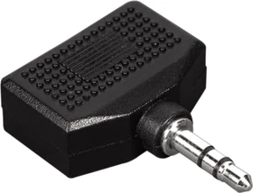 Hama 3.5mm/2x 3.5mm Klinke Adapter schwarz (00122382)