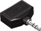 Hama 3.5mm/2x 3.5mm Klinke Adapter schwarz Vorschaubild