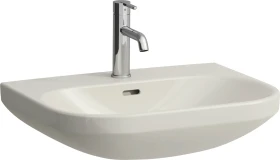 Laufen Lua Waschtisch 46x60cm, mit Überlauf, mit Hahnloch, pergamon