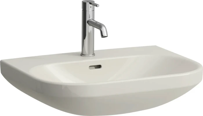 Laufen Lua Waschtisch 46x60cm, mit Überlauf, mit Hahnloch, pergamon (H8110830491041)