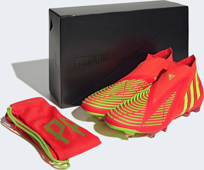 adidas Predator Edge+ FG solar red/team solar green/core black (Herren)