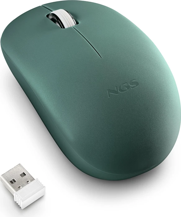 NGS Fog Pro Silent Wireless Mouse grün, USB
