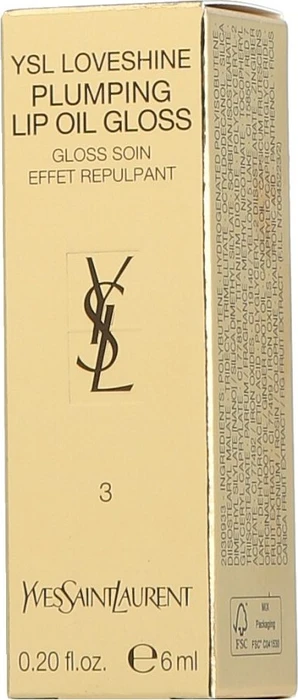 Yves Saint Laurent Loveshine Plumping Lip Oil Gloss 3 mellow mallow, 6ml