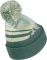 Jack Wolfskin Stripy Pompom Beanie sago palm (Junior) Vorschaubild