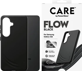 PanzerGlass Care Flow Case Black w. Qi für Samsung Galaxy S26