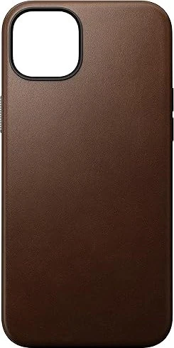 Nomad Modern Leather Case für Apple iPhone 15 Plus Rustic Brown